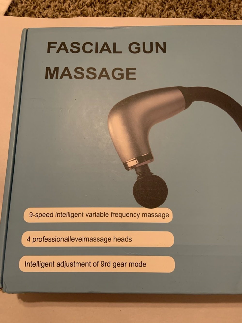 Facial Gun Massage - Deep Massage Gun in Gray - Picture 2 of 7